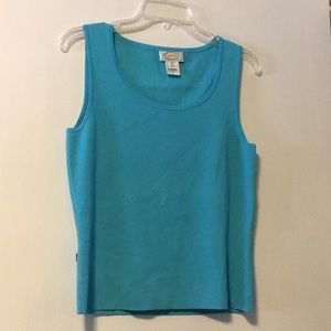 Talbots Blue Tank Top